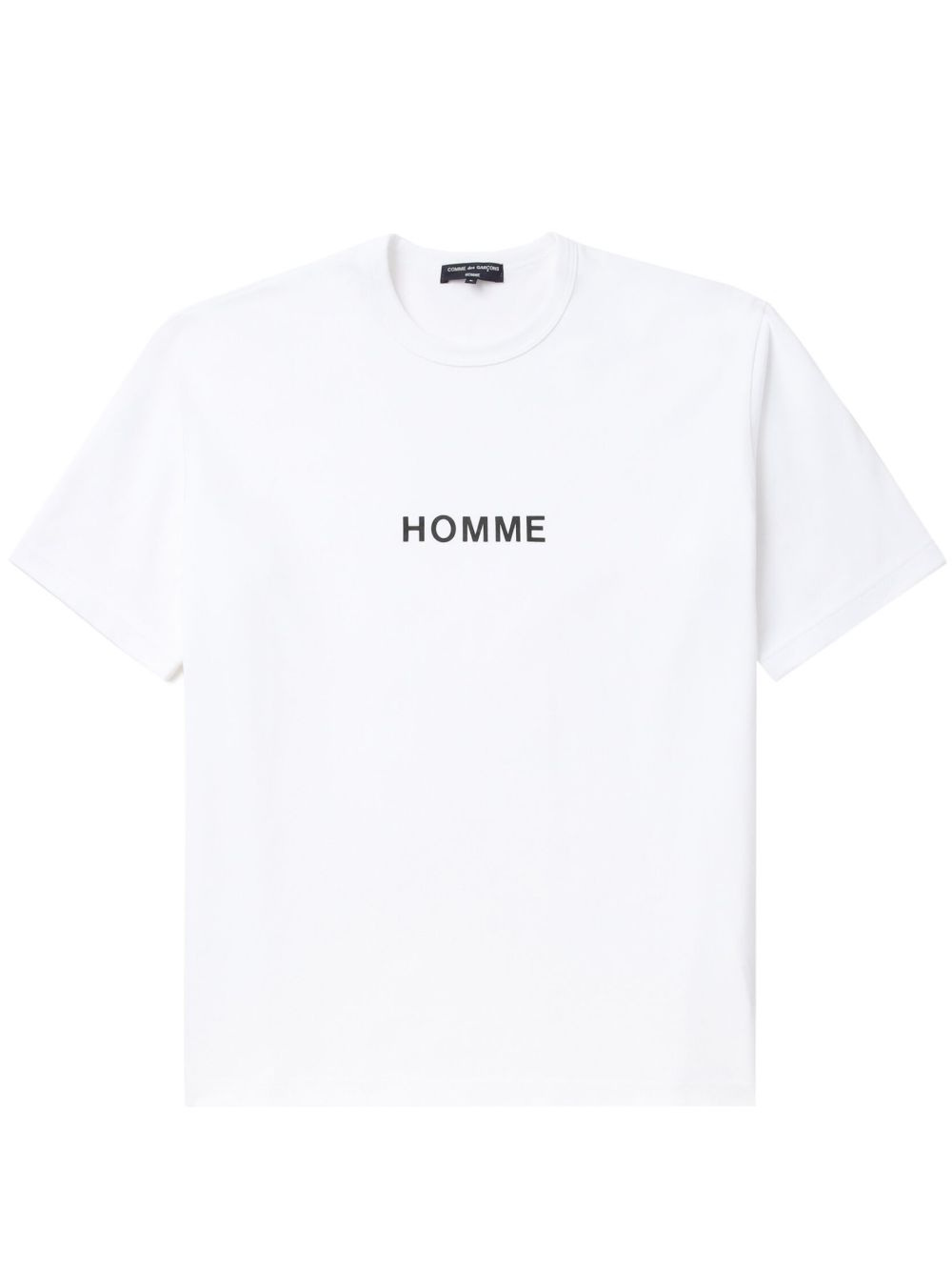 Comme des Garçons Homme logo印花棉T恤 - 白色