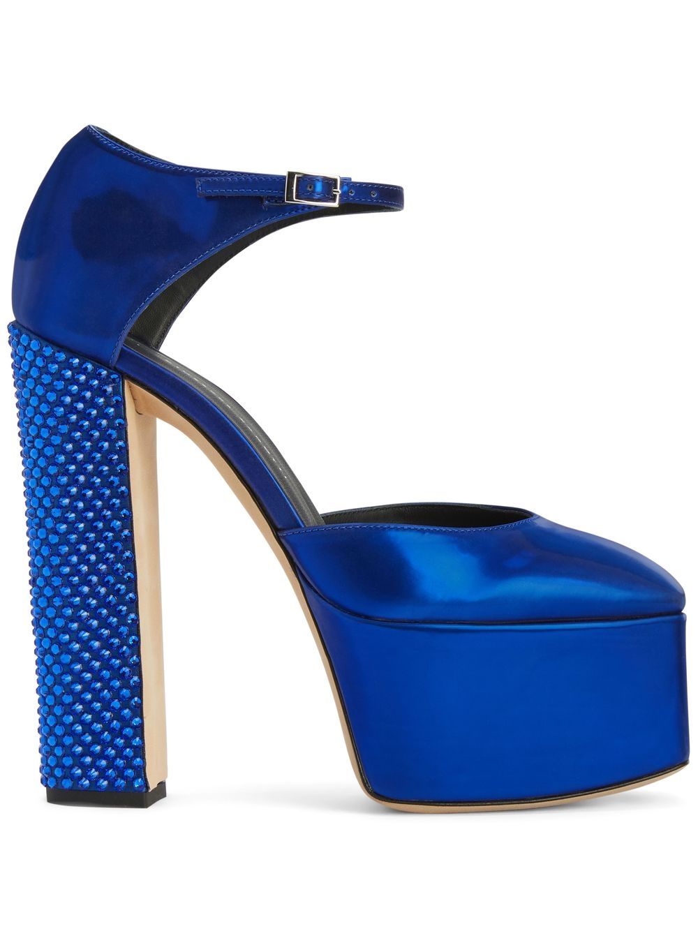 Giuseppe Zanotti Bebe Pixel 水台式高跟鞋 - 蓝色