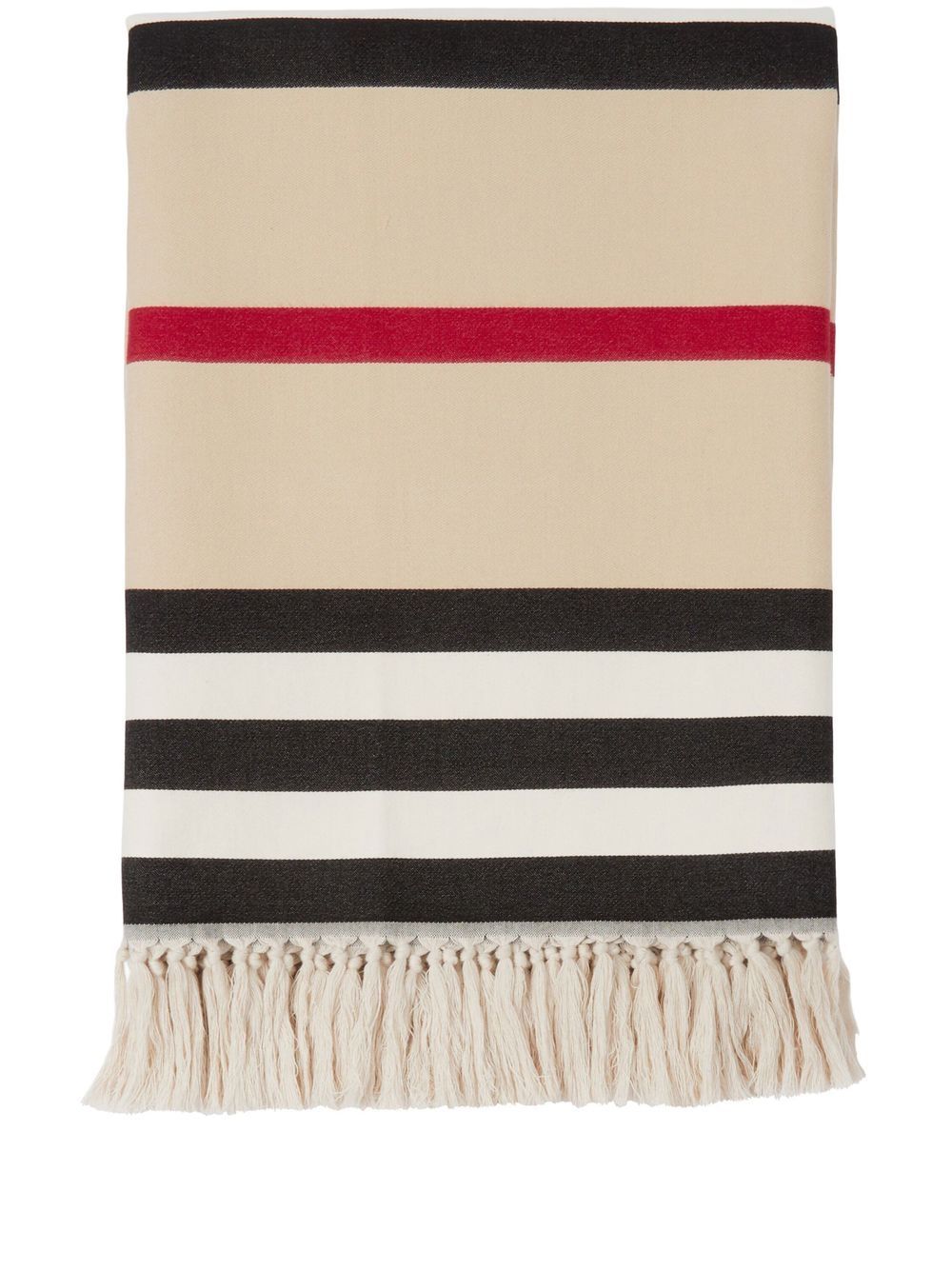 Burberry Icon Stripe 棉毯子 - 中性色