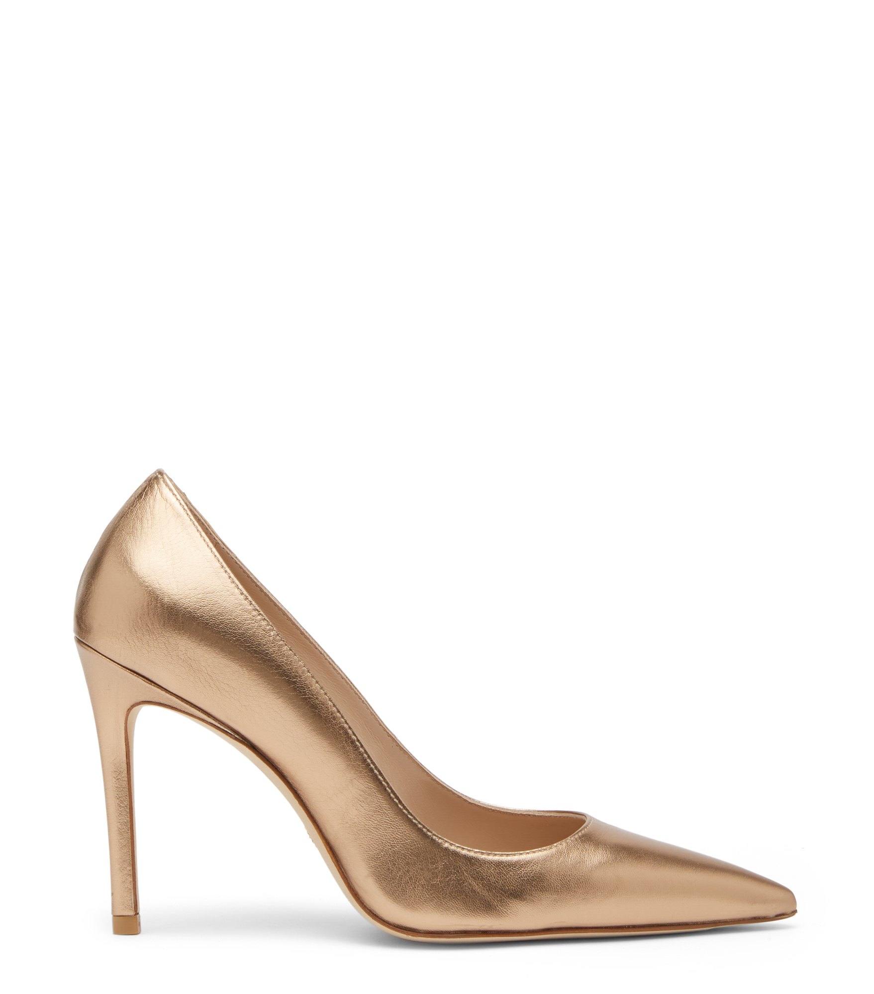 Stuart Weitzman Stuart 100 Pump - Woman Pumps And Slingback Gold 37.5