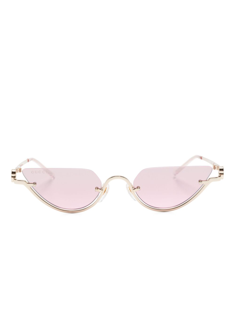 Gucci Eyewear GG1603S 猫眼框太阳眼镜 - 粉色