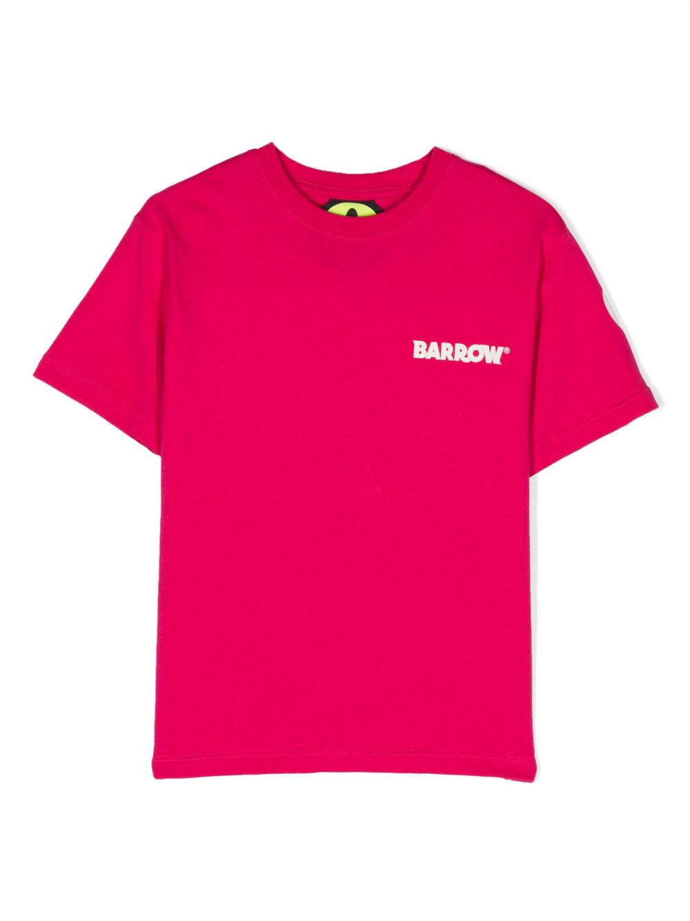 Barrow kids logo印花棉T恤 - 粉色