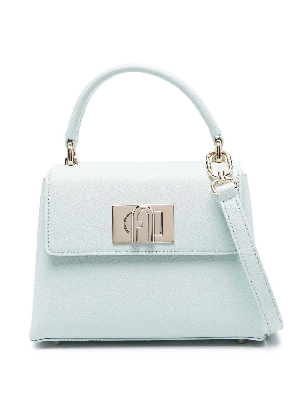 Furla 1927 系列皮质手提包 - 蓝色