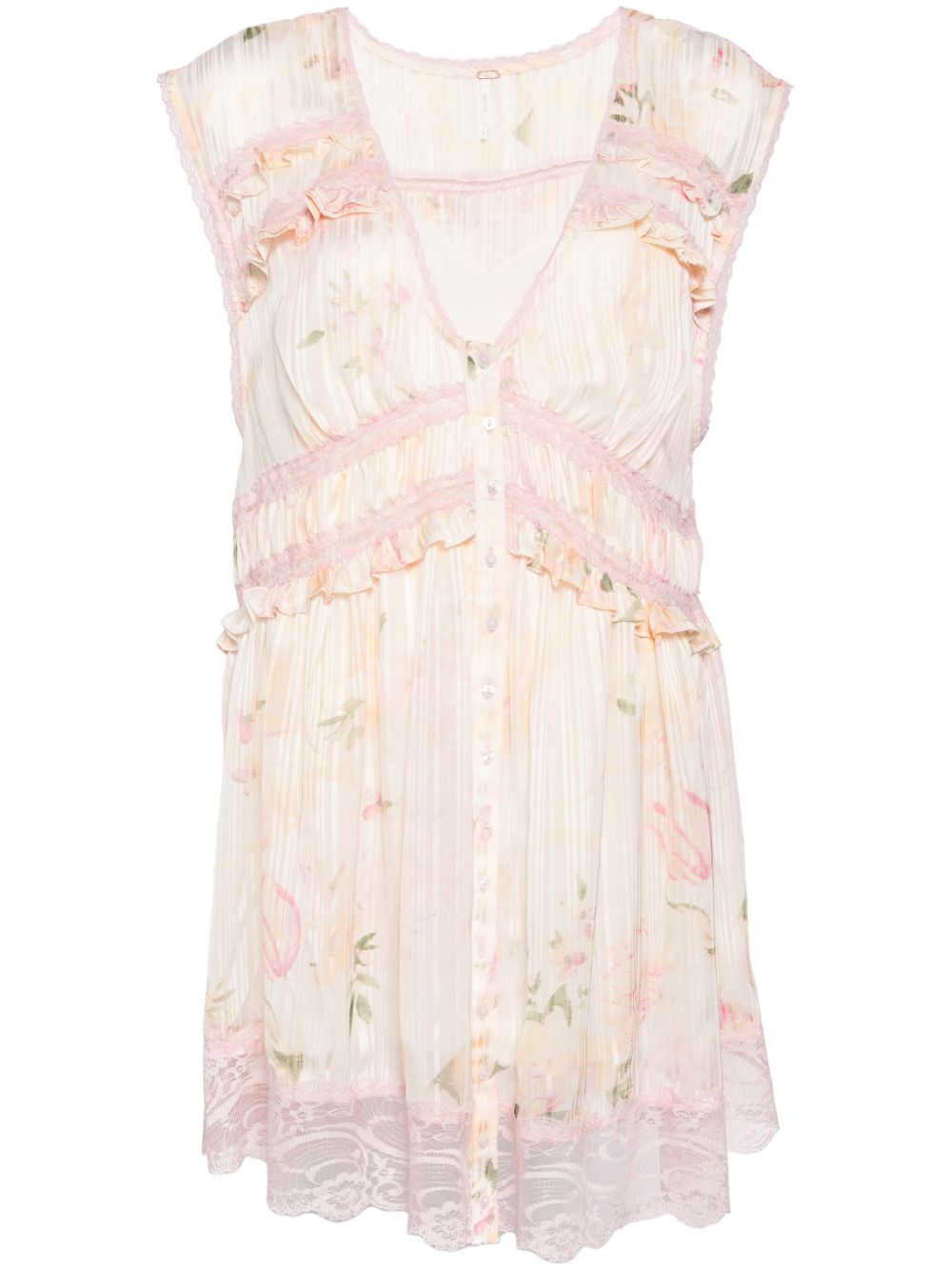 Free People Spring fling 连衣裙 - 中性色