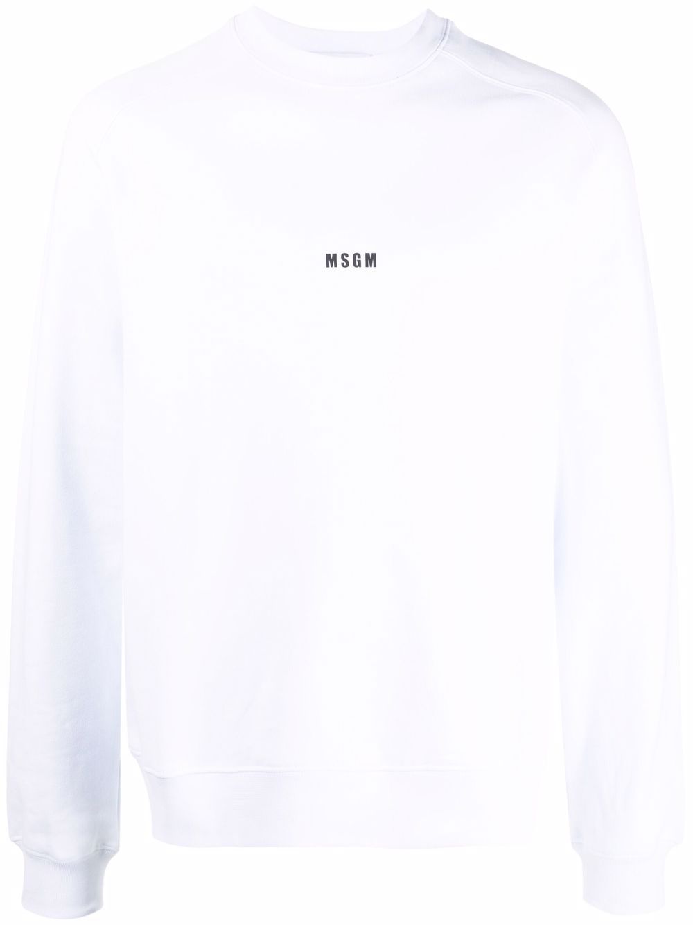 MSGM logo印花卫衣 - 白色