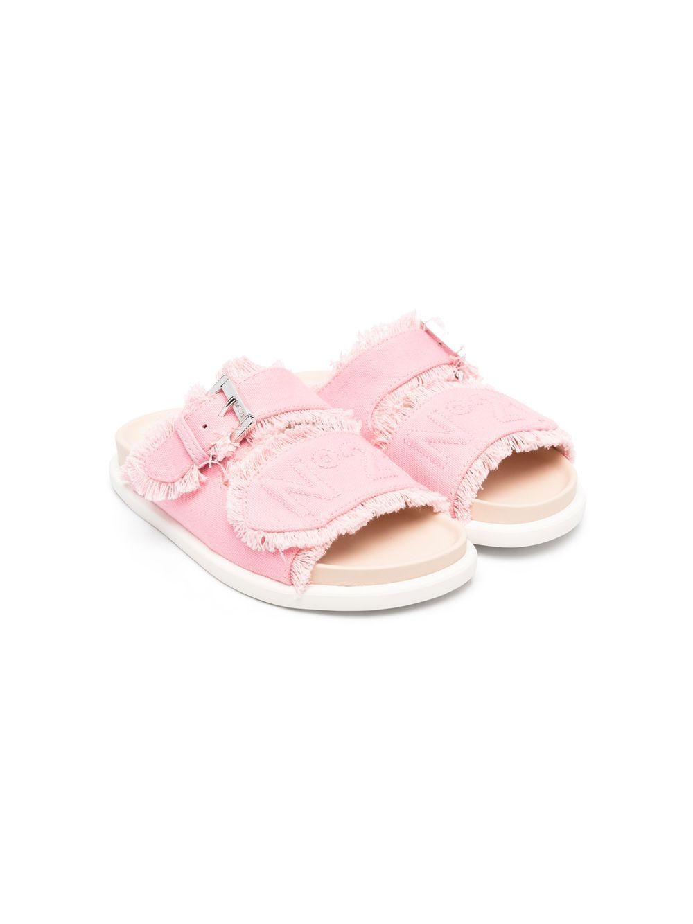 Nº21 Kids 刺绣logo细节凉鞋 - 粉色