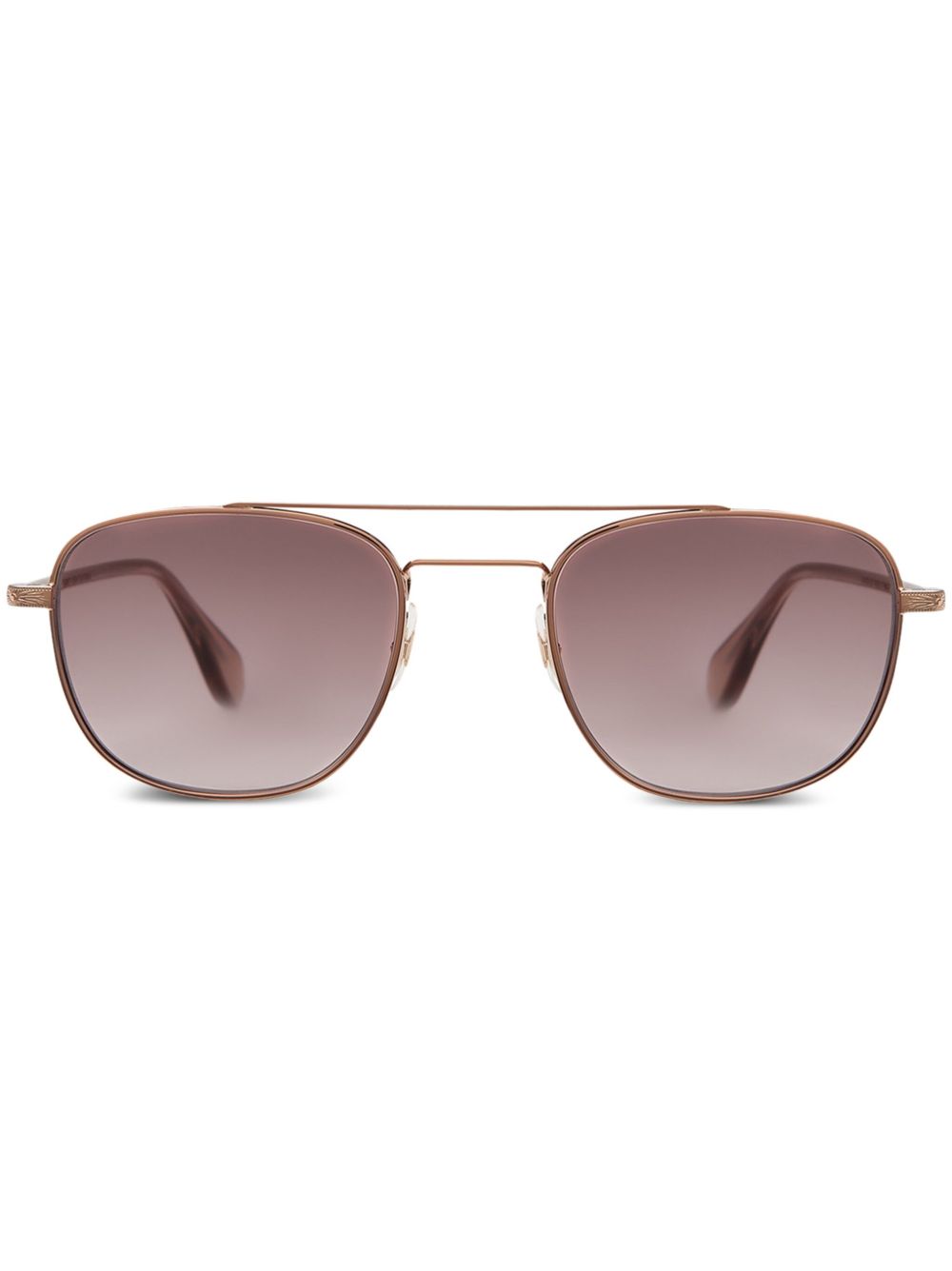 Garrett Leight 几何形镜框太阳眼镜 - 粉色