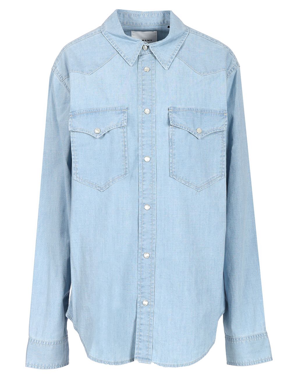 Isabel Marant Vasco浅水洗牛仔衬衫