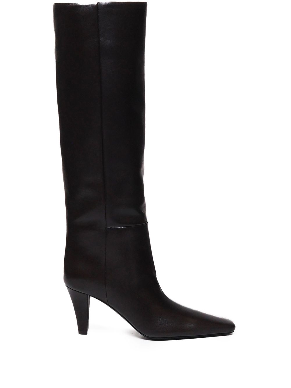 Saint Laurent Jill 中跟靴（7.5厘米） - 黑色