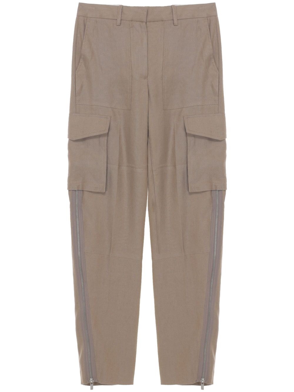 Helmut Lang 工装口袋长裤 - 褐色