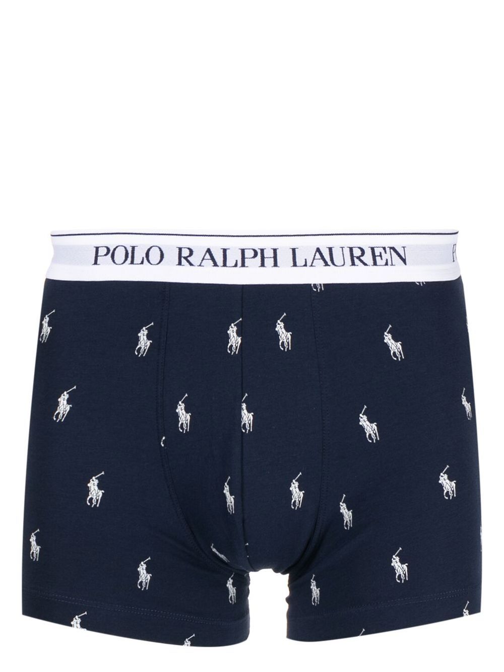 Polo Ralph Lauren Pony 图案印花三角内裤 - 彩色