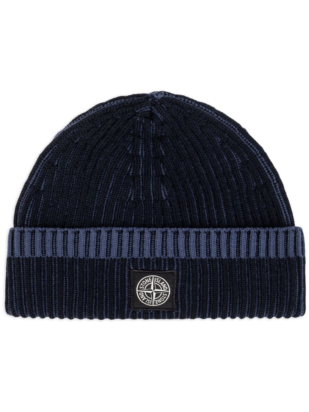 Stone Island 标贴套头帽 - 蓝色