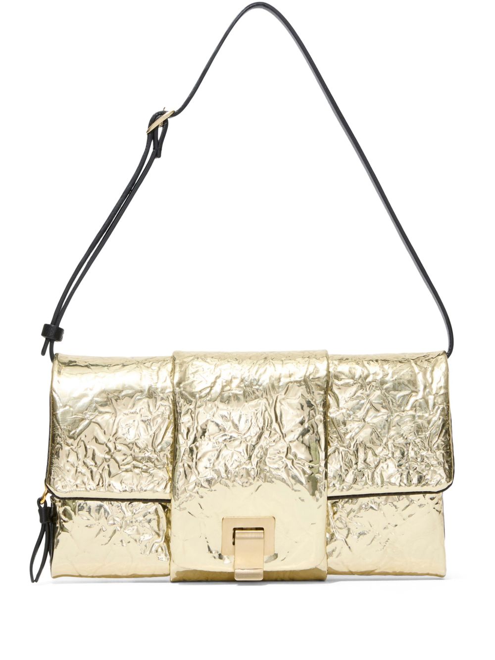 Proenza Schouler Flip 金属感皮质单肩包 - 金色