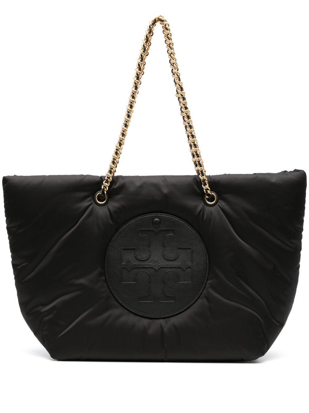 Tory Burch Ella Chain Soft 手提包 - 黑色
