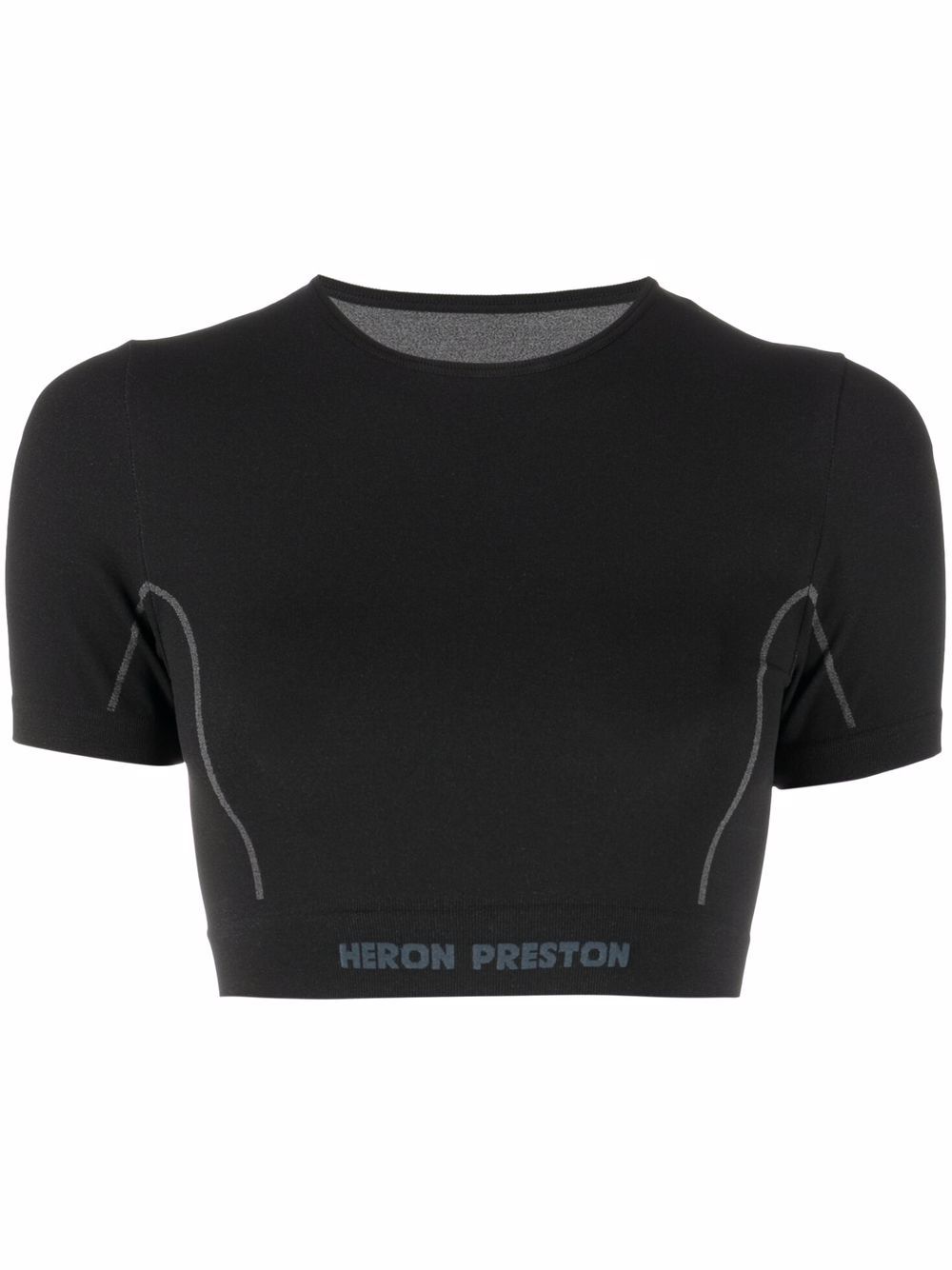 Heron Preston logo织带短款运动上衣 - 黑色