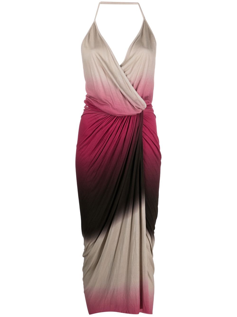 Rick Owens Lilies Vered 挂脖连衣裙 - 粉色