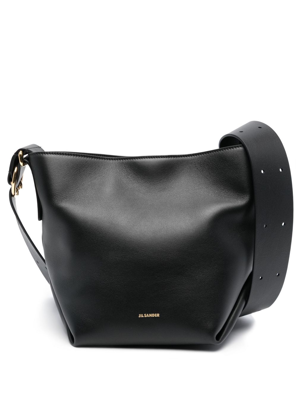 Jil Sander Folded 小号托特包 - 黑色