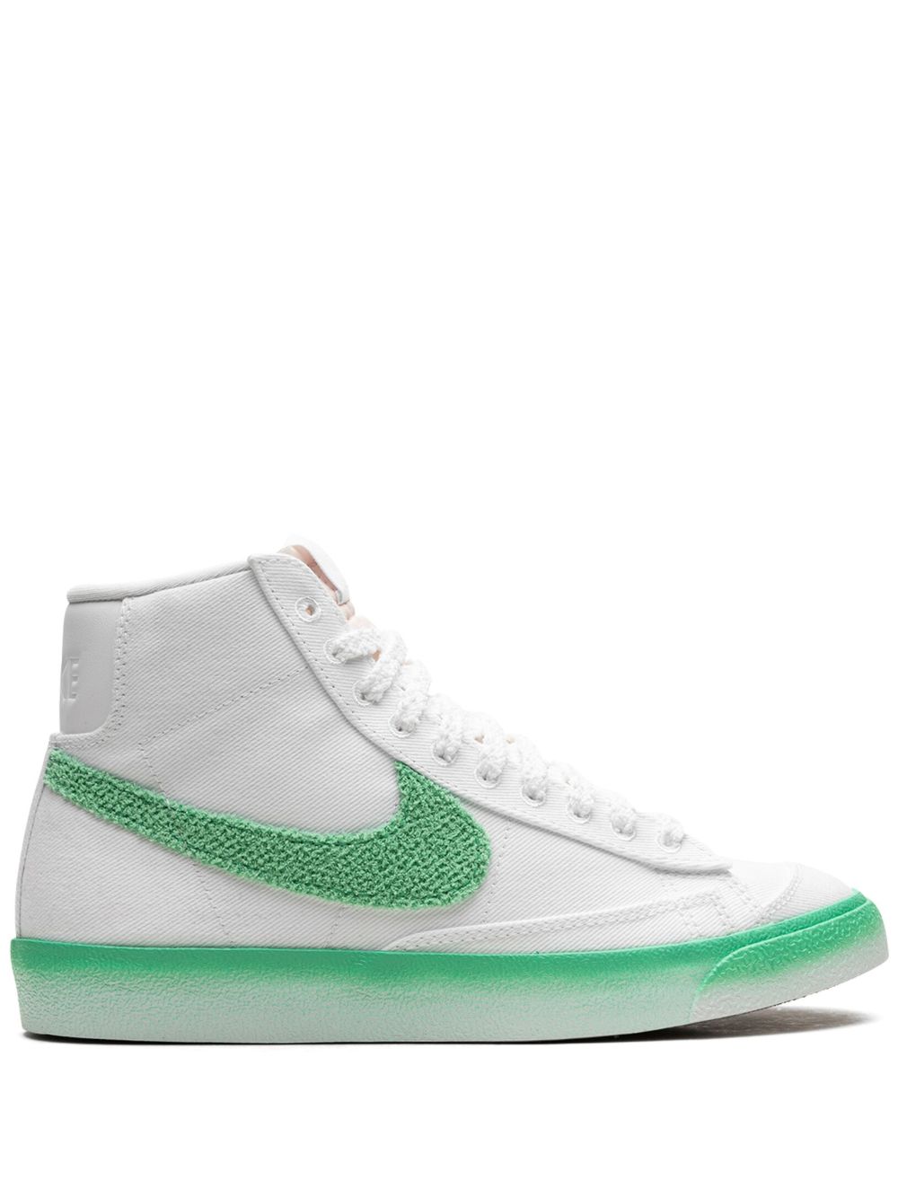 Nike "Blazer Mid '77 ""Green Fade"" 运动鞋" - 白色