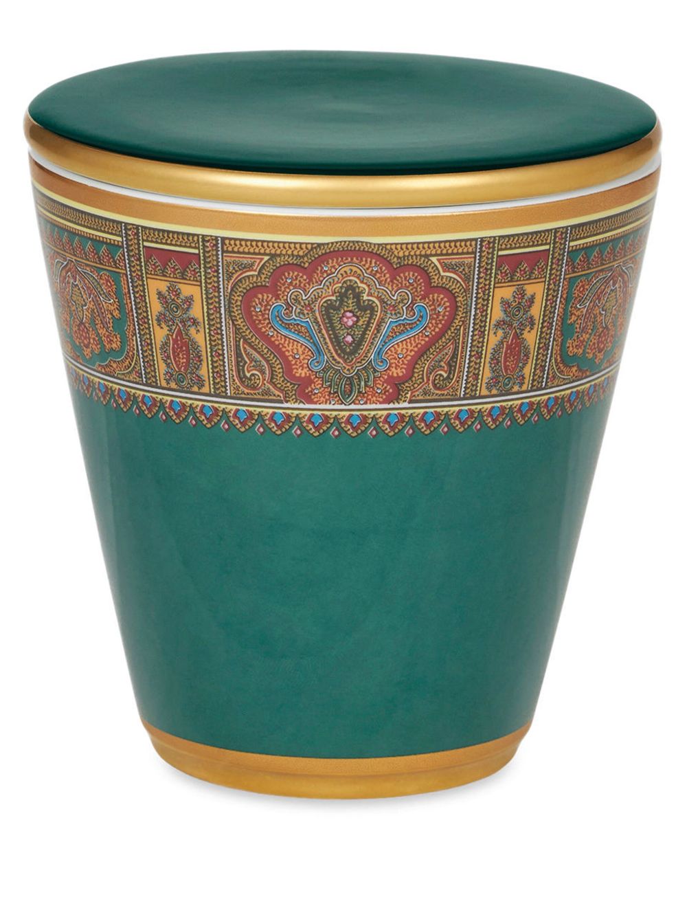 ETRO HOME 佩斯理印花陶瓷蜡烛 - 绿色