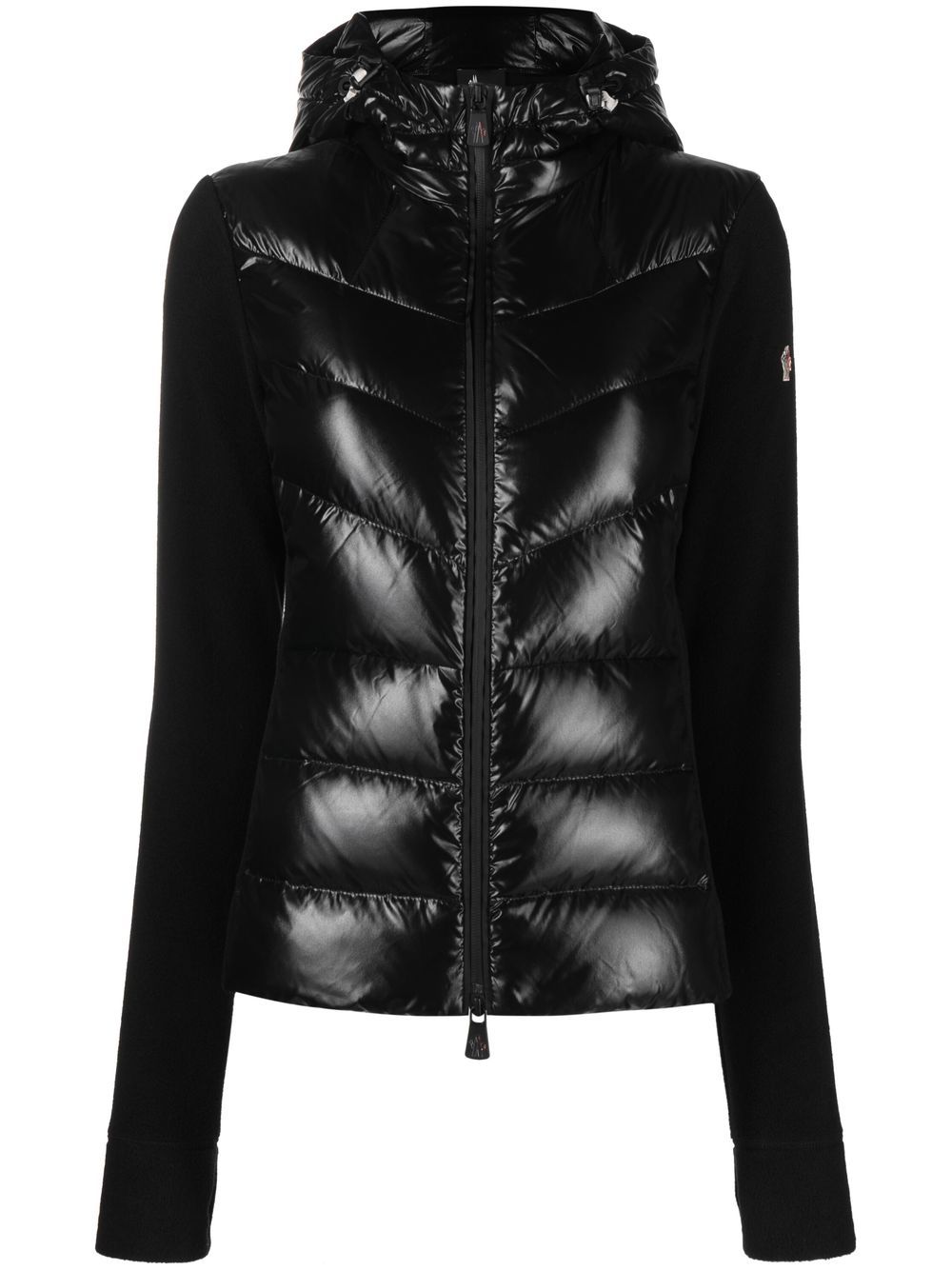Moncler Grenoble 填充抓绒夹克 - 黑色