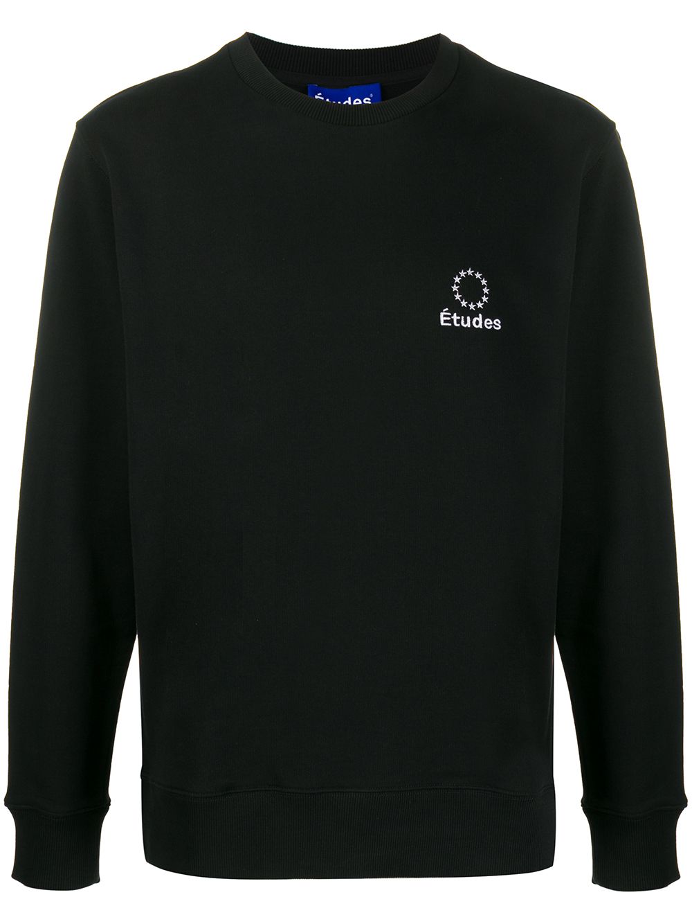Etudes logo刺绣套头衫 - 黑色