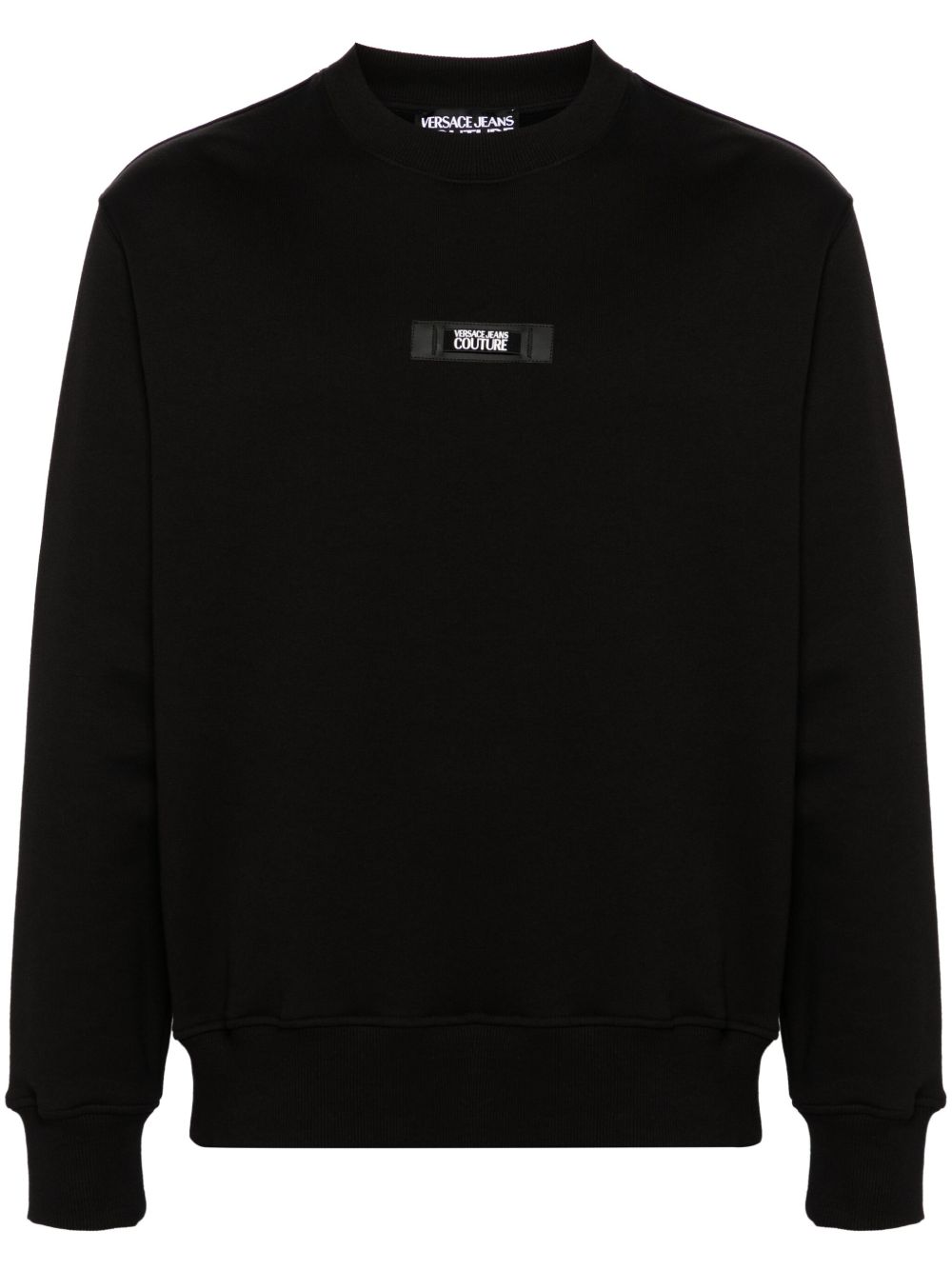 Versace Jeans Couture 标贴棉卫衣 - 黑色