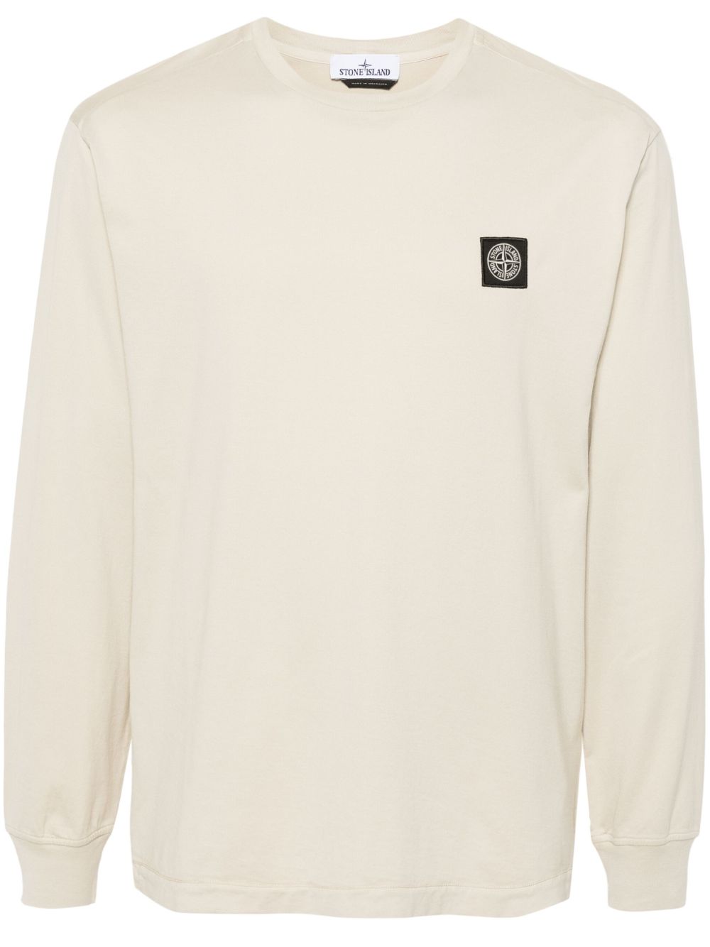 Stone Island 罗盘贴花棉T恤 - 中性色