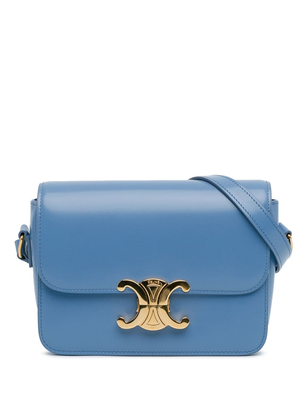 Céline Pre-Owned Teen Triomphe 斜挎包（2021年典藏款） - 蓝色