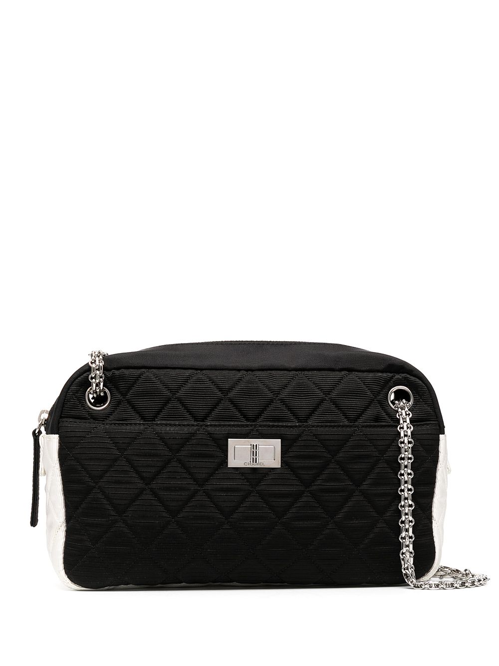 CHANEL Pre-Owned 绗缝单肩包 - 黑色