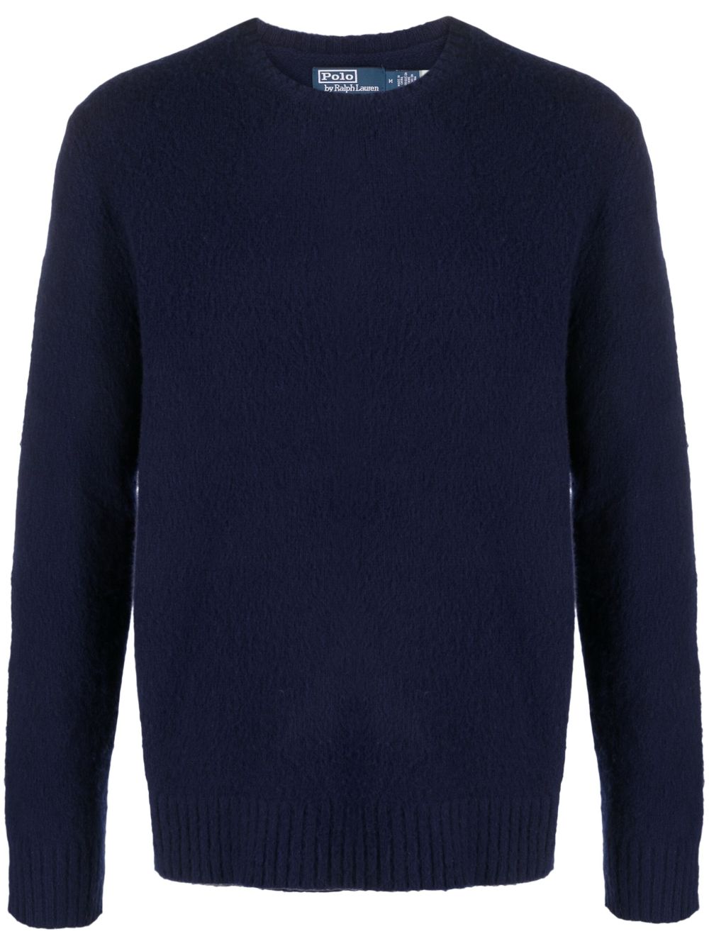 Polo Ralph Lauren 圆领拉绒效果毛衣 - 蓝色