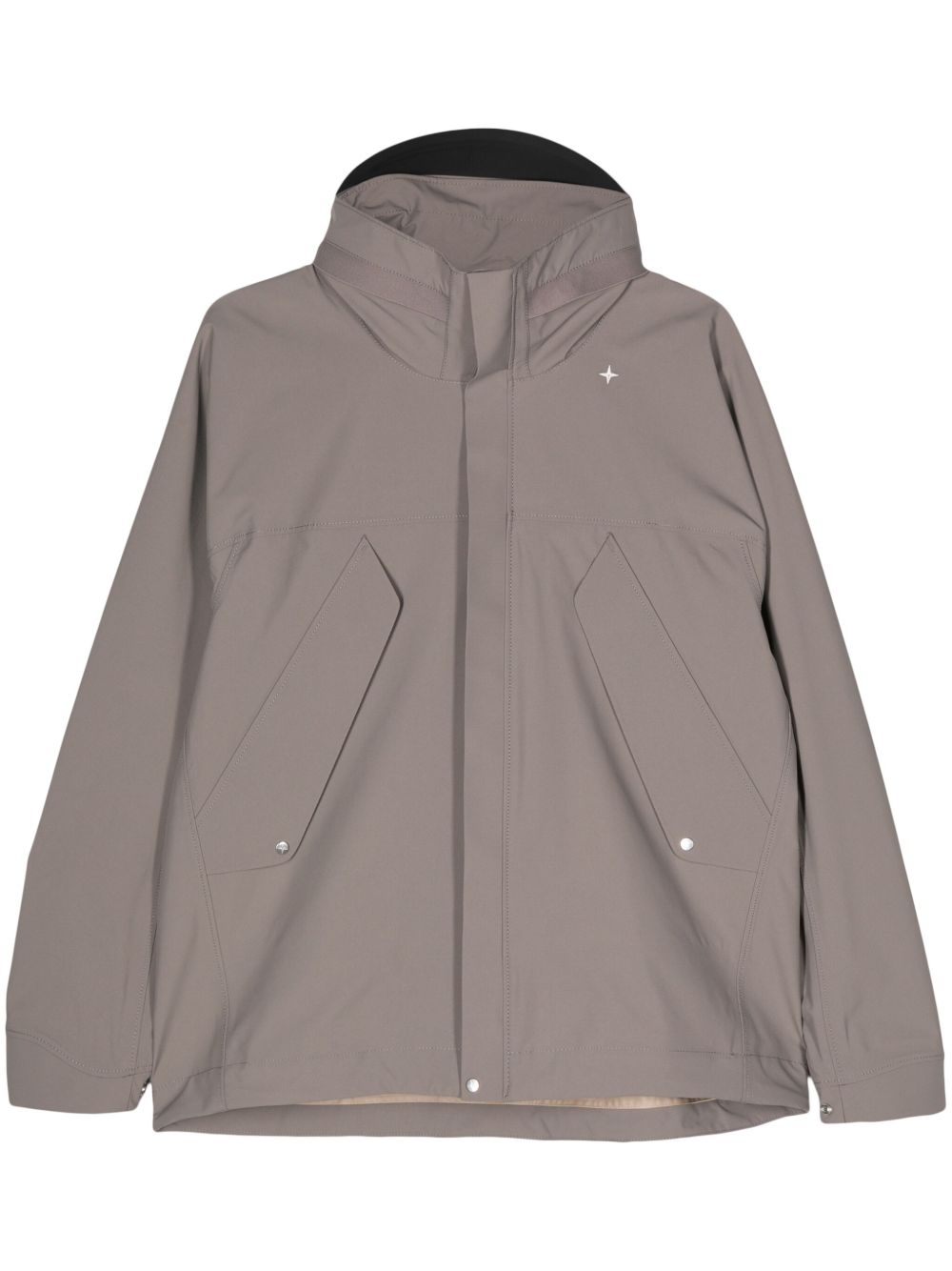 Stone Island Stellina logo刺绣夹克 - 灰色
