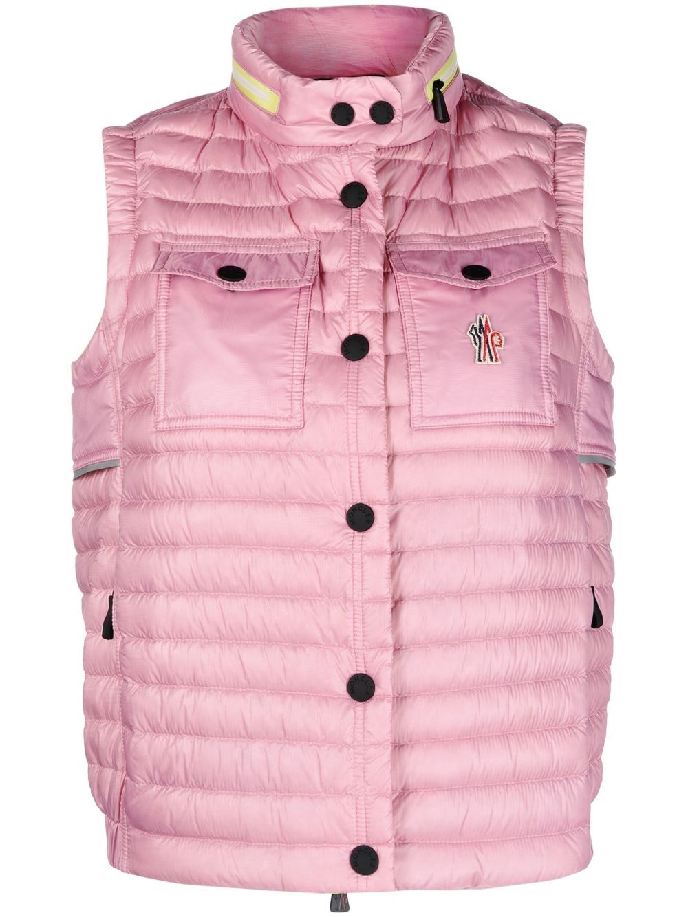 Moncler Grenoble Daynamic 绗缝马甲 - 粉色