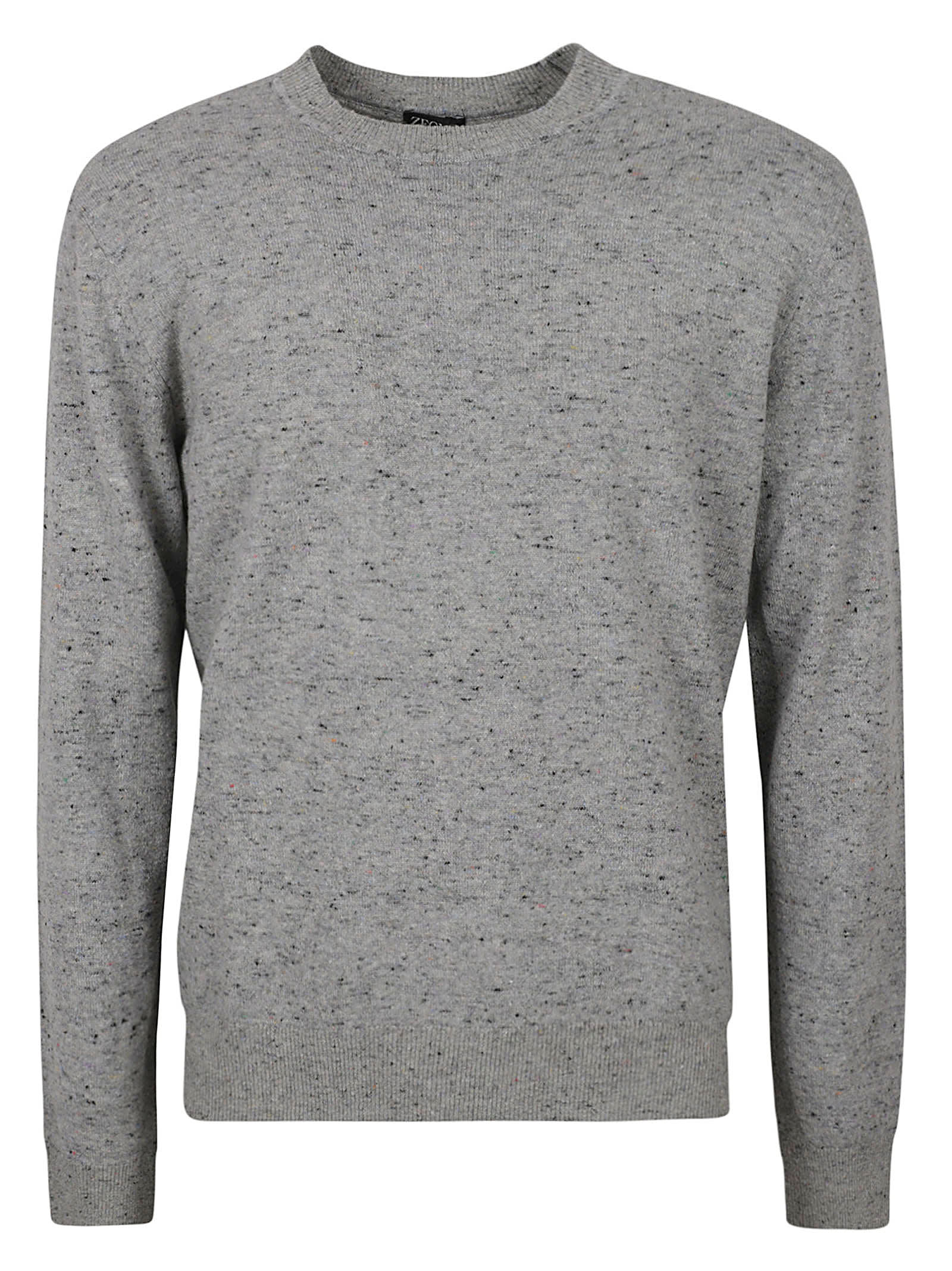 Zegna Crewneck罗纹针织毛衣