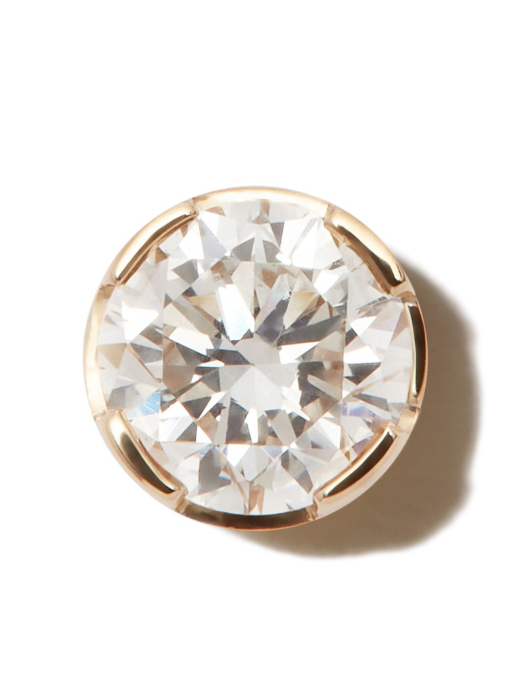Sophie Bille Brahe 18K黄金钻石单只耳钉 - 金色