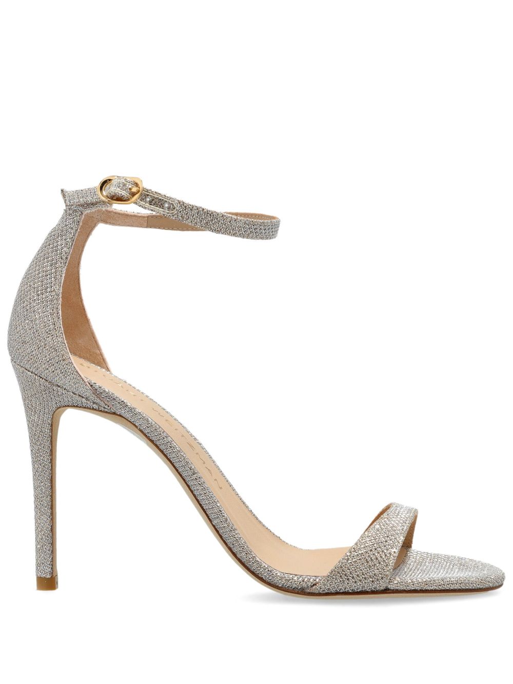 Stuart Weitzman Nudist 高跟凉鞋（10厘米） - 中性色