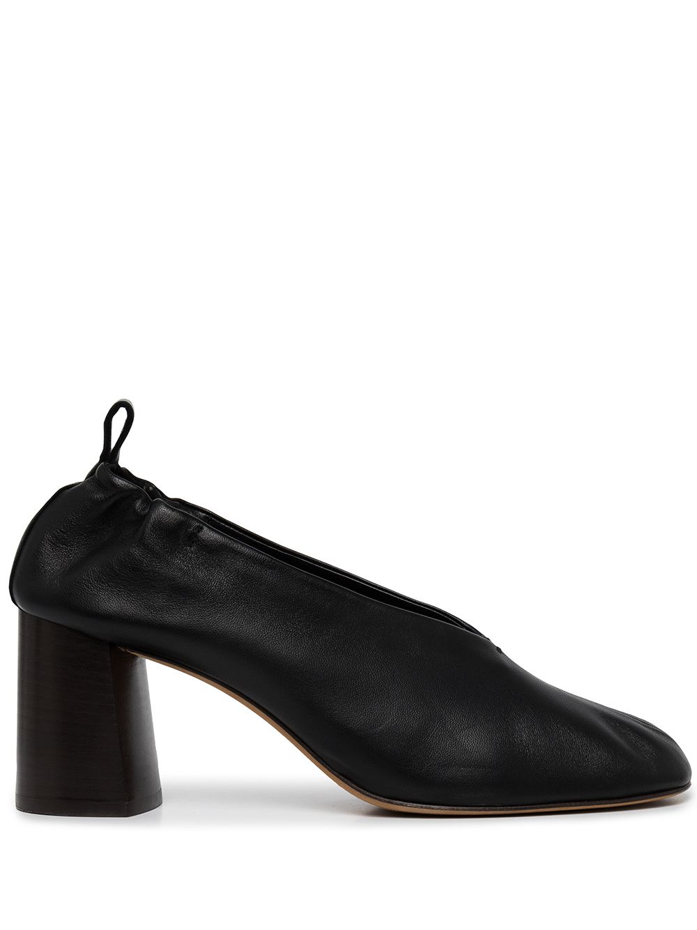 3.1 Phillip Lim Nadia 松紧皮质高跟鞋 - 黑色