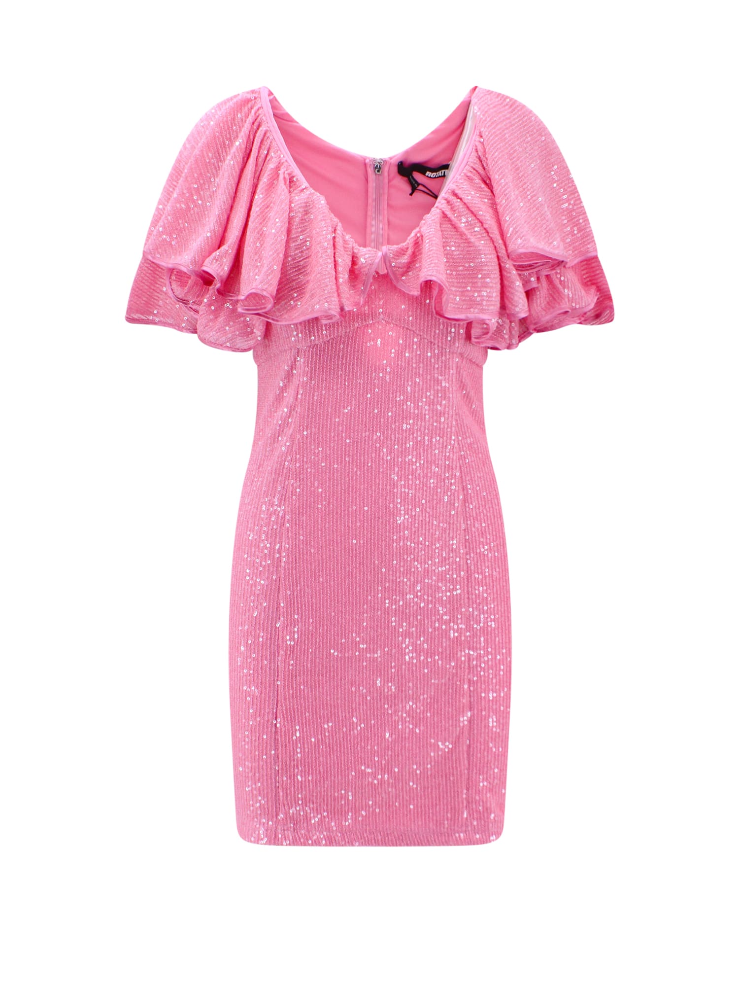 Rotate by Birger Christensen Sequin Ruffle Mini Dress