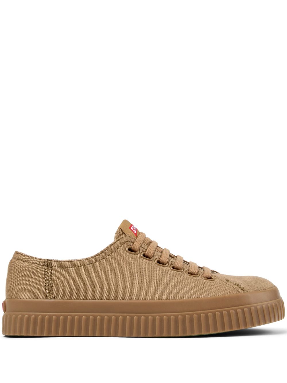 Camper Peu Roda logo贴花运动鞋 - 褐色