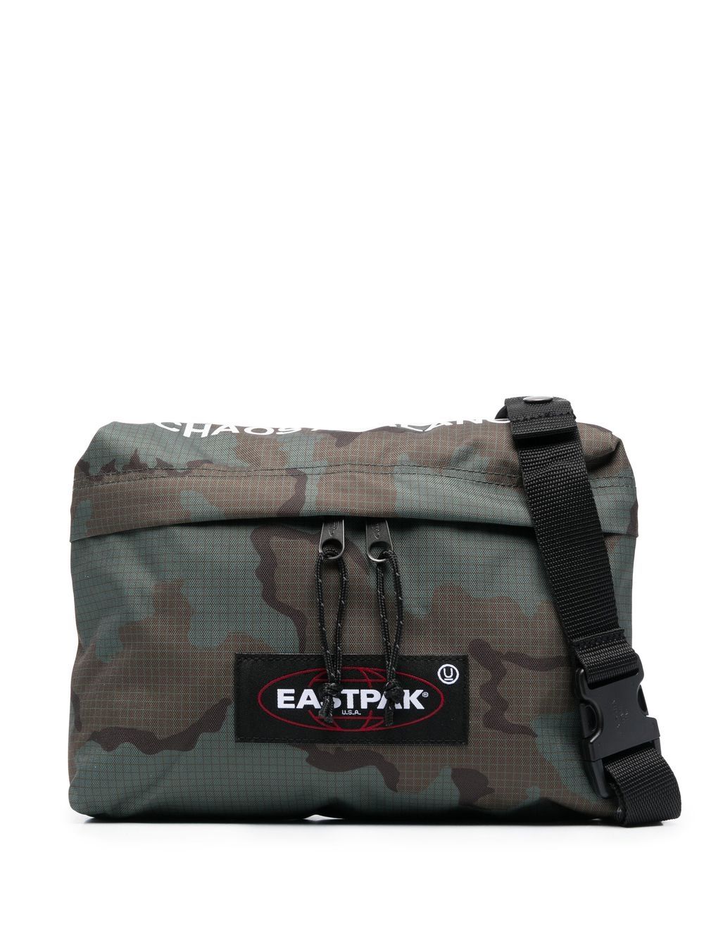 Eastpak 抽象图案斜挎包 - 绿色