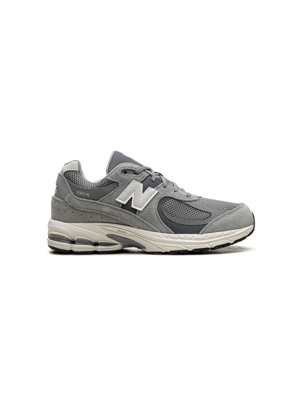 New Balance Kids 2002 系列绒面皮运动鞋 - 灰色