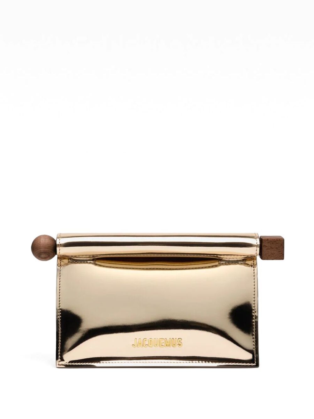 Jacquemus La Petite Pochette Rond Carré 手拿包 - 金色