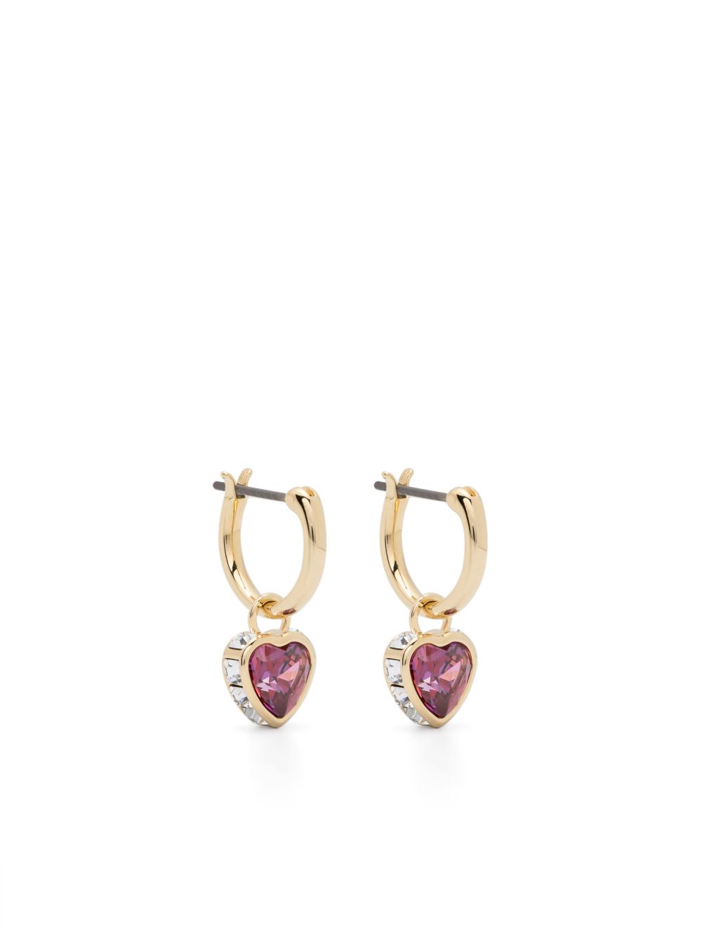Swarovski Chroma 吊饰耳环 - 金色
