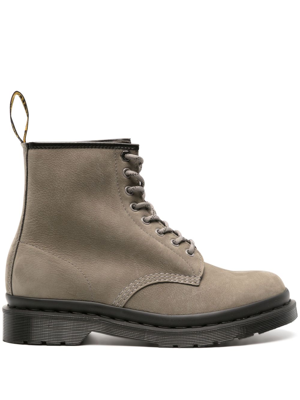 Dr. Martens 1460 Milled 系列皮质短靴 - 灰色