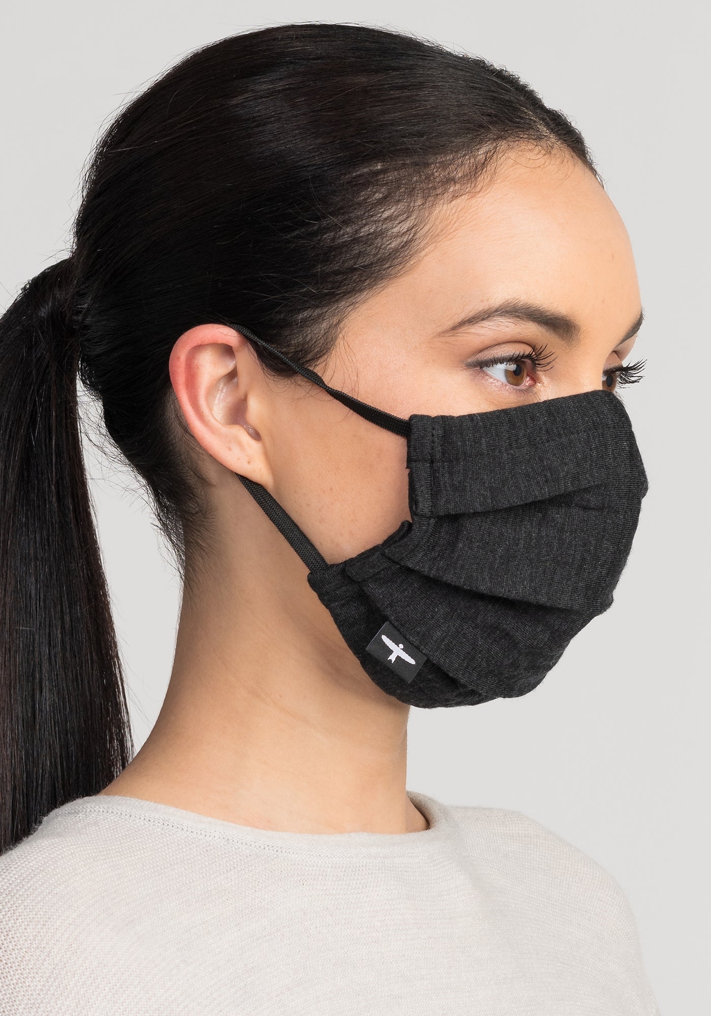 Merino Pleat Face Mask