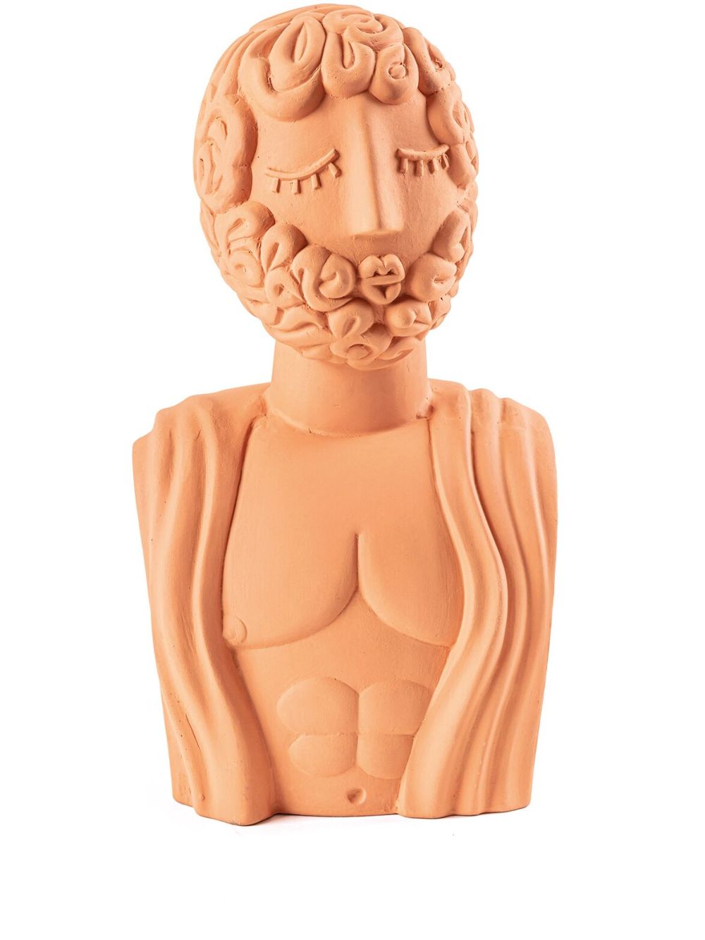 Seletti Magna Graecia Bust Man 雕像 - 橘色