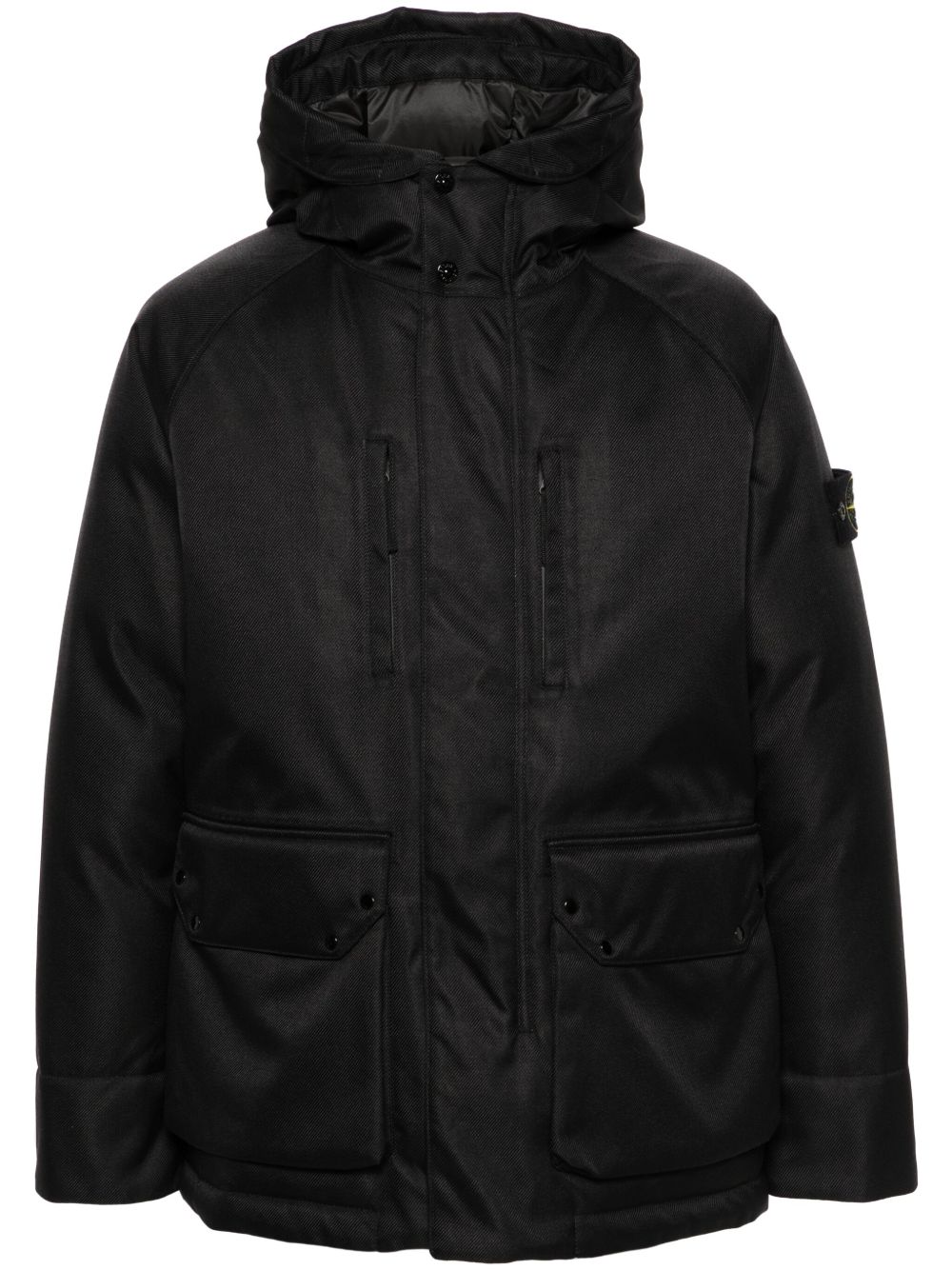 Stone Island 罗盘徽章夹克 - 黑色