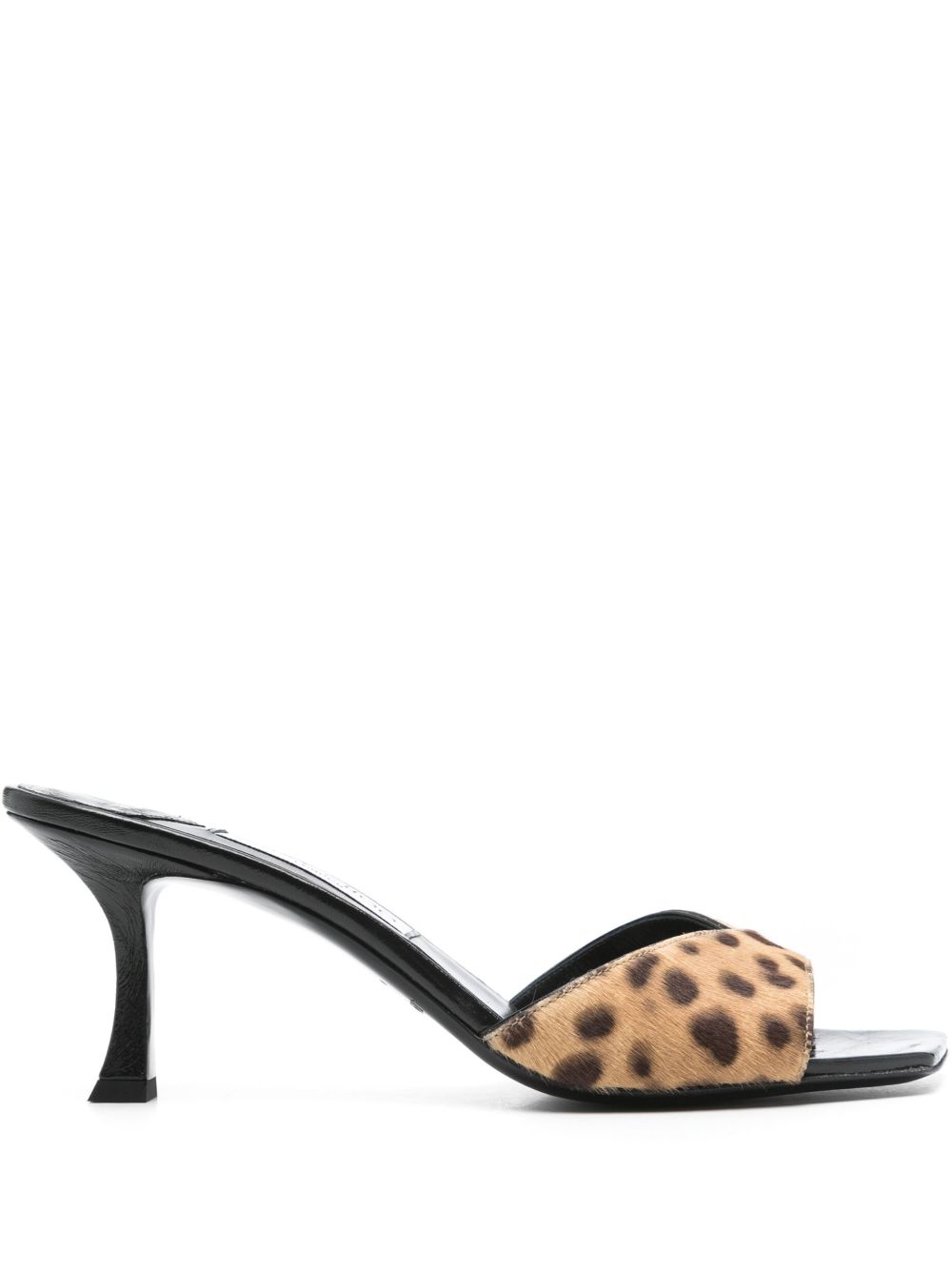 Jimmy Choo Skye 中跟穆勒鞋（7厘米） - 褐色