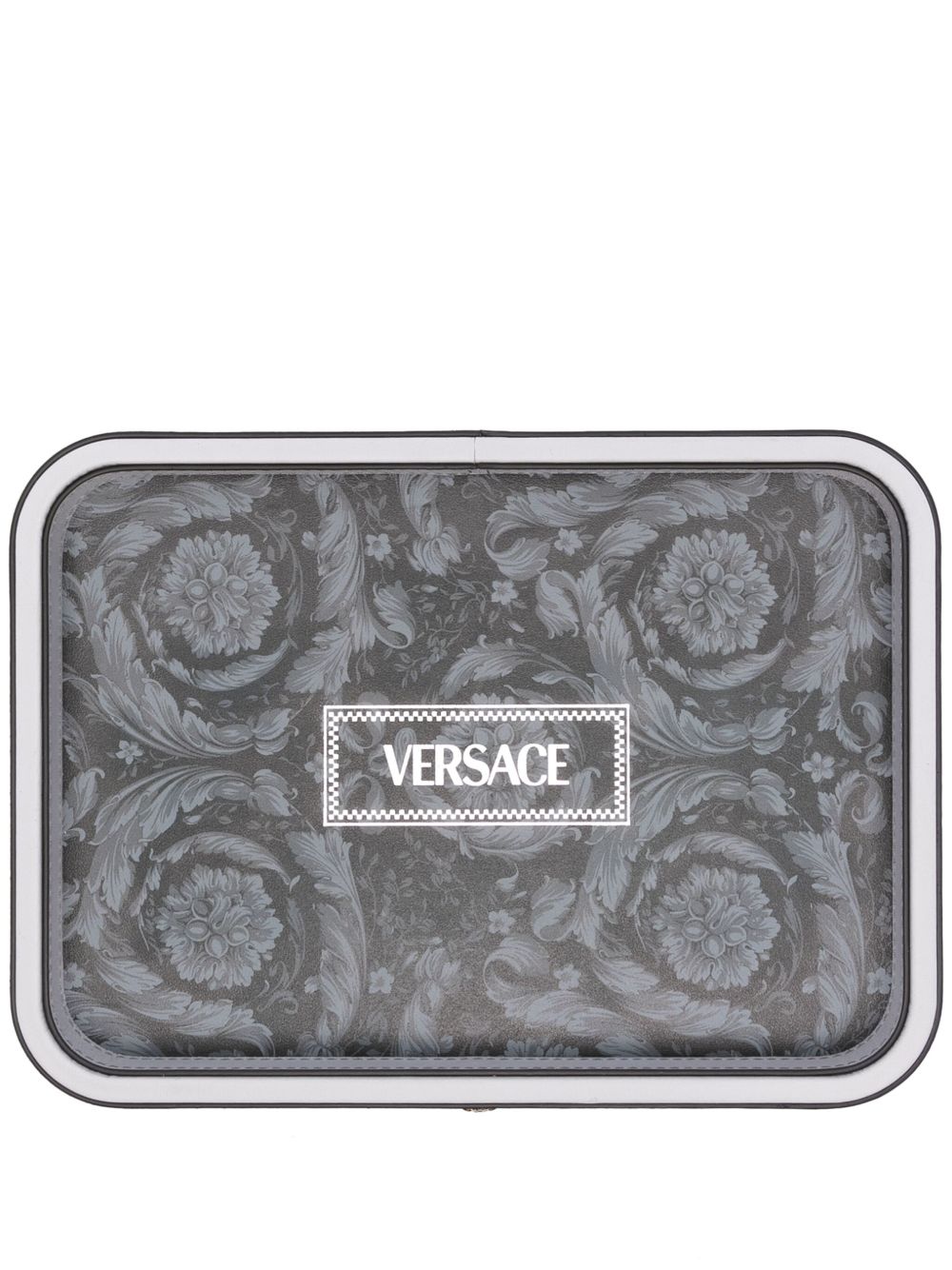 Versace logo印花托盘 - 灰色