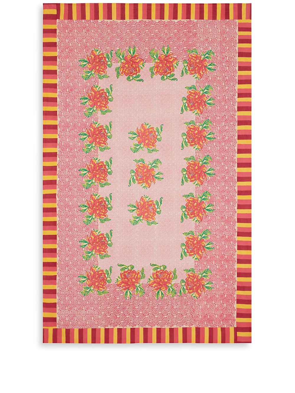 Lisa Corti Camelia Magenta 长方形桌布 - 粉色