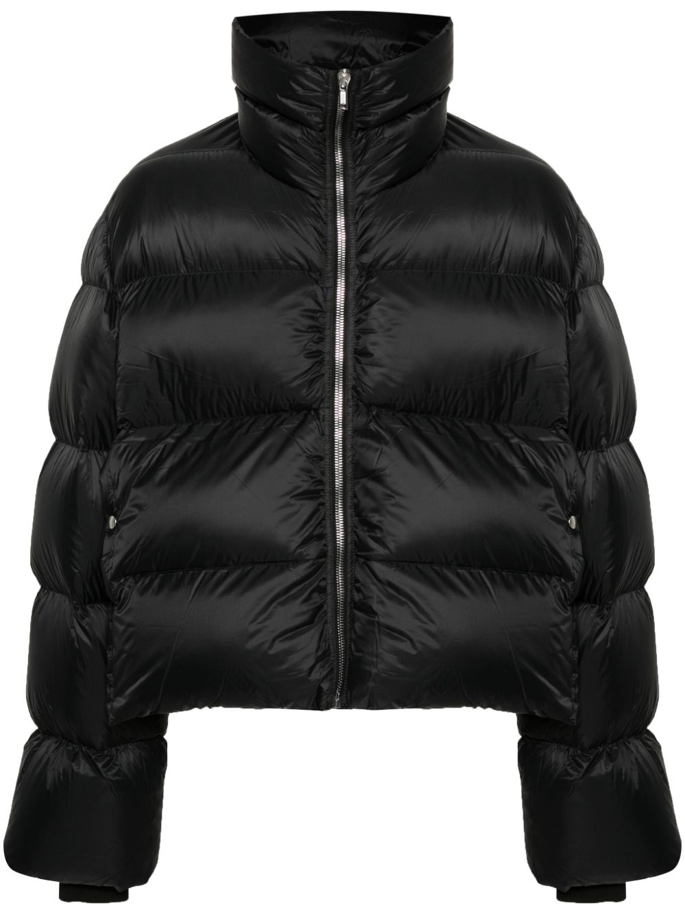 Rick Owens Turtle 蓬松夹克 - 黑色